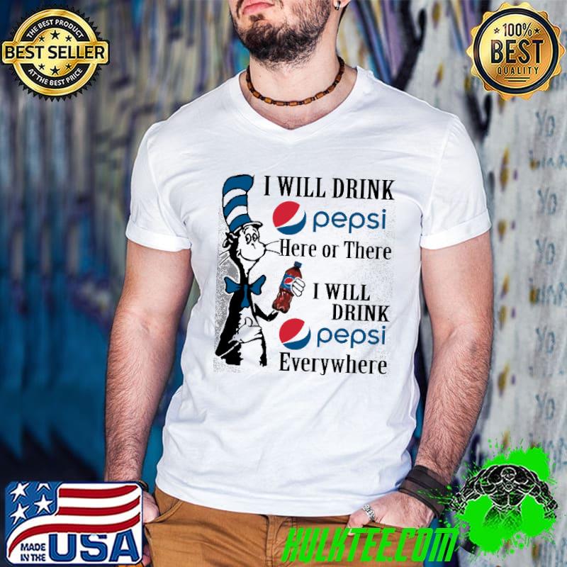 Dr Seuss i will drink pepsi here or there everywhere Guys V Neck Dr Seuss i will drink pepsi here or there everywhere Guys V Neck