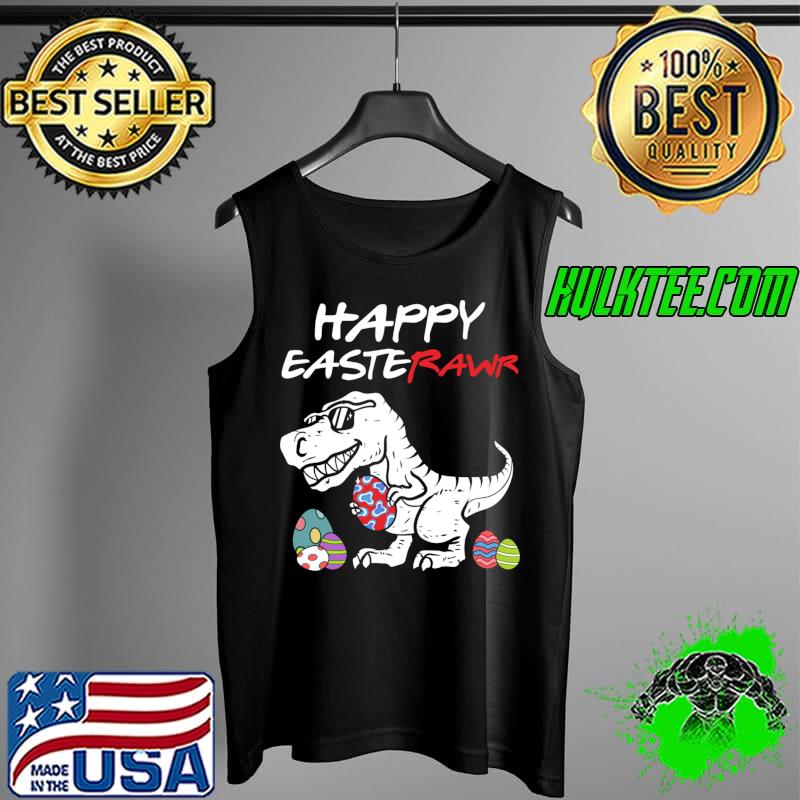 Easter Dinosaur Egg Happy Eastrawr T Rex Dinosaur Boys Kids T- Tank Top Easter Dinosaur Egg Happy Eastrawr T Rex Dinosaur Boys Kids T- Tank Top