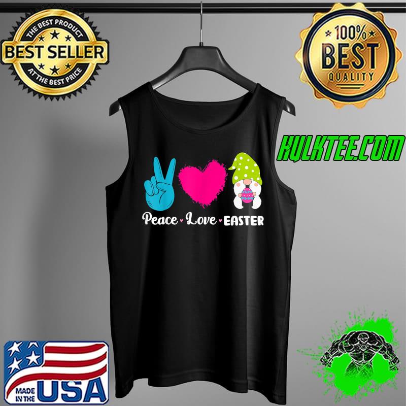 Easter pajamas Peace Love Easter Bunny Leopard Graphic Women T-Shirt Tank Top Easter pajamas Peace Love Easter Bunny Leopard Graphic Women T-Shirt Tank Top