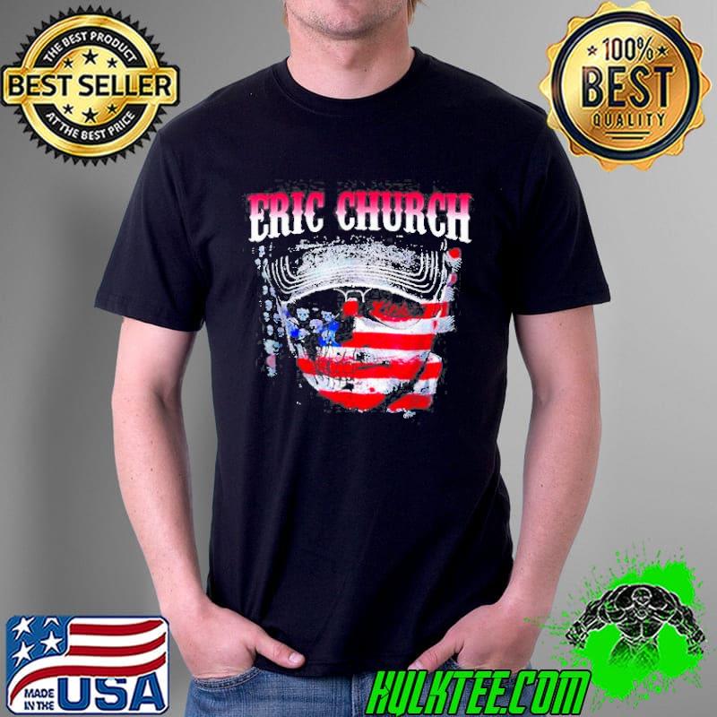 Erics churchs music legend American flag shirt