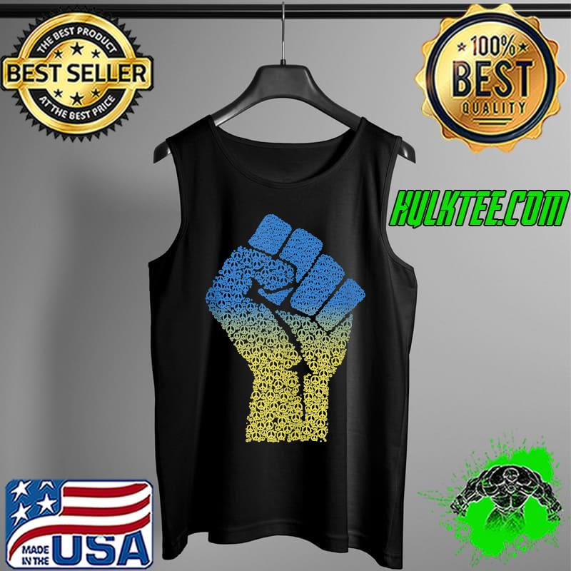 Free Ukraine Statement for Human Rights Peace Sign T- Tank Top Free Ukraine Statement for Human Rights Peace Sign T- Tank Top