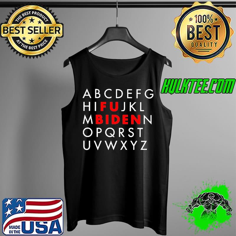FU Biden alphabet Tank Top FU Biden alphabet Tank Top
