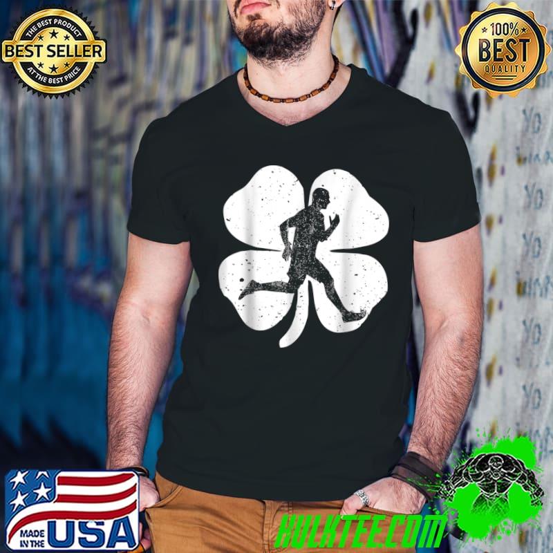 Fun Irish Running Shamrocks Costume St Patrick's Day T-Shirt