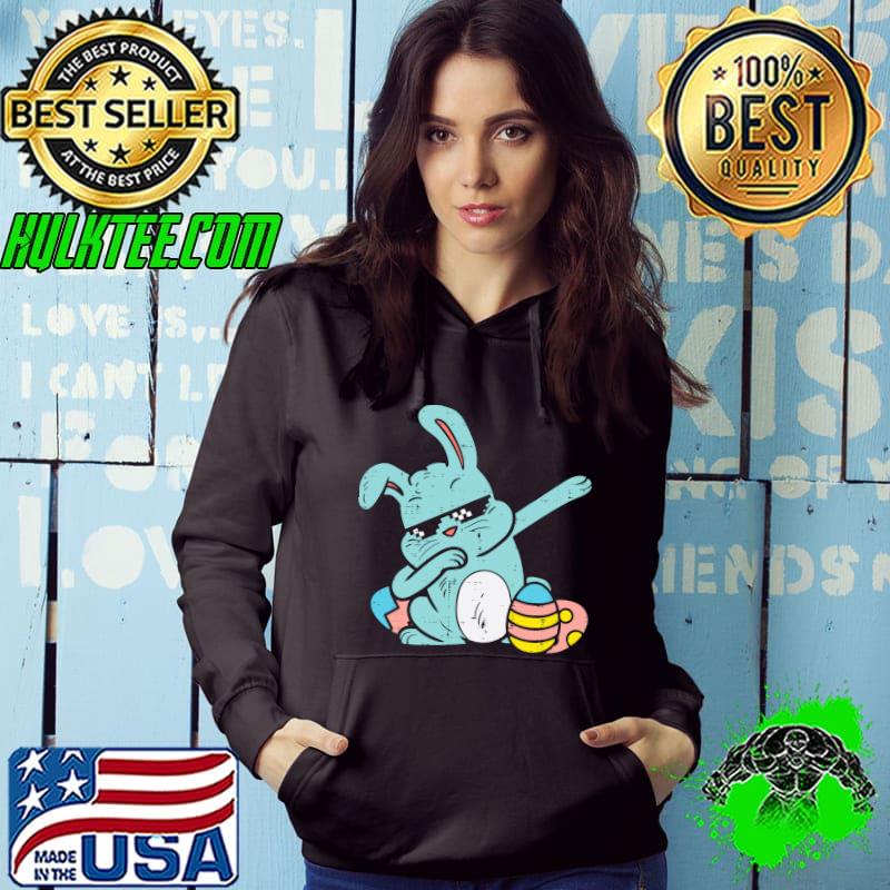 Funny Dabbing Bunny Rabbit Egg Hunt Easter Dab Dance T-shirt
