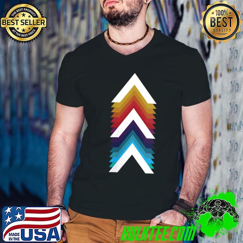 Funny Down Syndrome Awareness 3 Arrows Retro Style Graphic T- Guys V Neck Funny Down Syndrome Awareness 3 Arrows Retro Style Graphic T- Guys V Neck