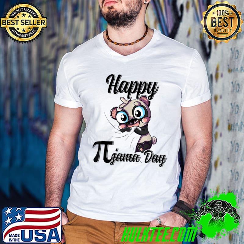 Funny Happy Pi Day Pyjama Mathematic Math Teacher Pi Day T-Shirt