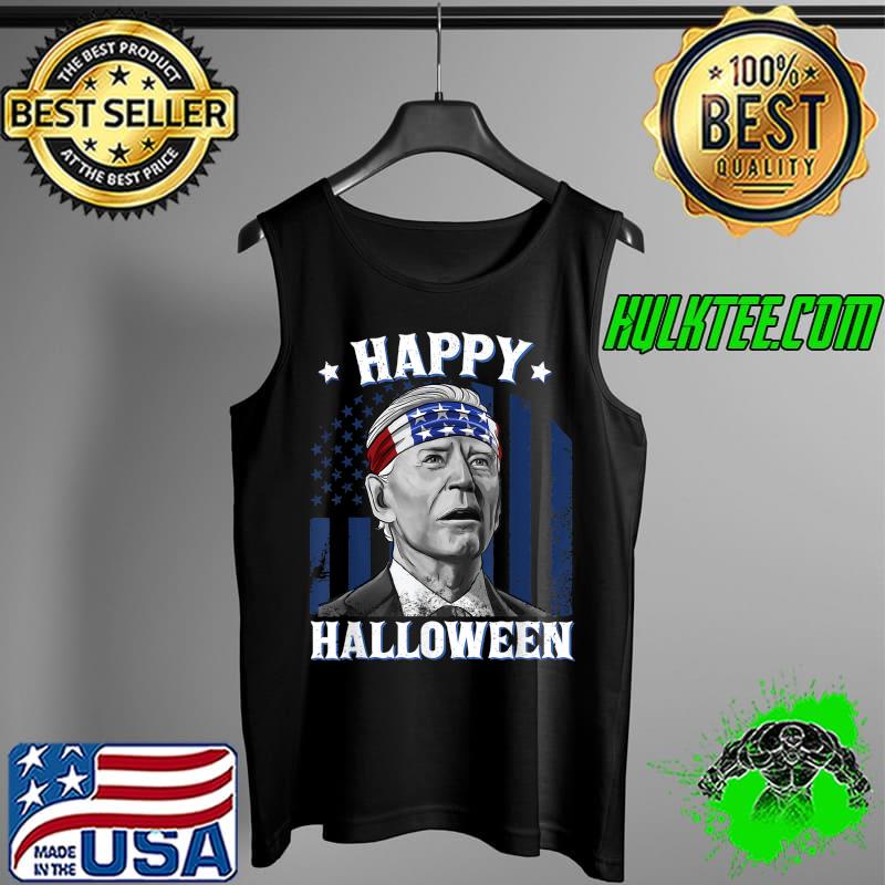 Funny Joe Biden Happy Halloween Confused For 4th of July T-Shirt Tank Top Funny Joe Biden Happy Halloween Confused For 4th of July T-Shirt Tank Top
