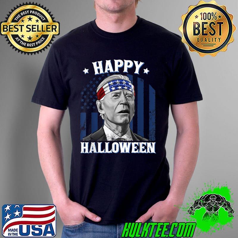 Funny Joe Biden Happy Halloween Confused For 4th of July T-Shirt Unisex Funny Joe Biden Happy Halloween Confused For 4th of July T-Shirt Unisex