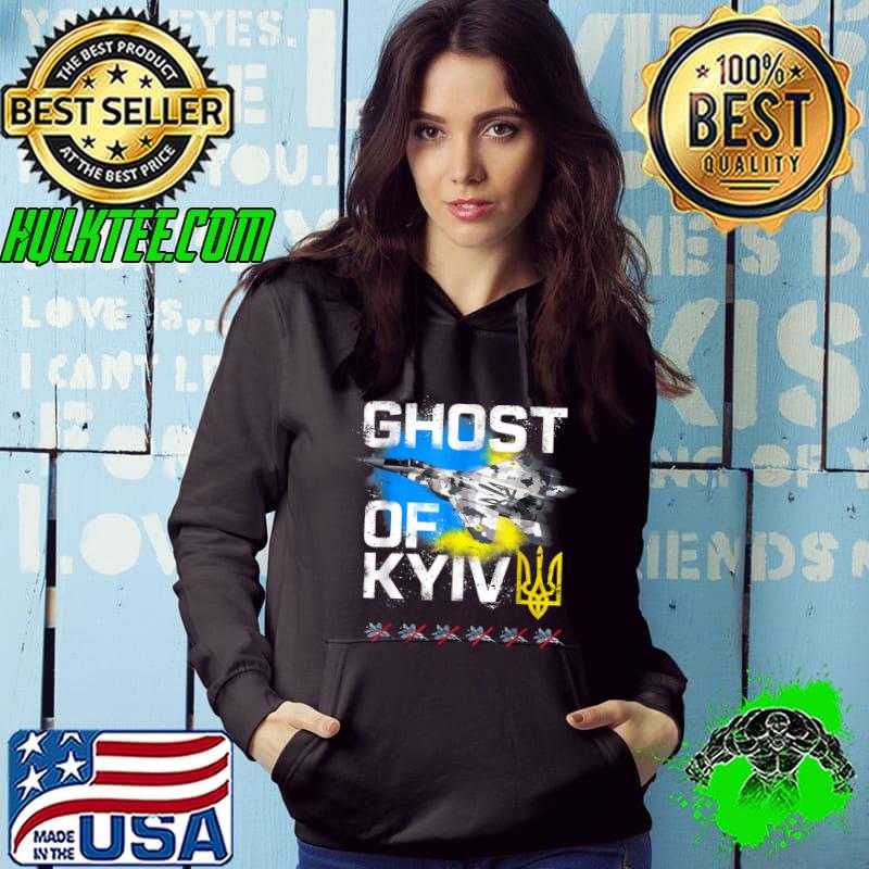 GHOST OF KYIV Ukraine Fighter Jet T Shirt T-Shirt Hoodie GHOST OF KYIV Ukraine Fighter Jet T Shirt T-Shirt Hoodie