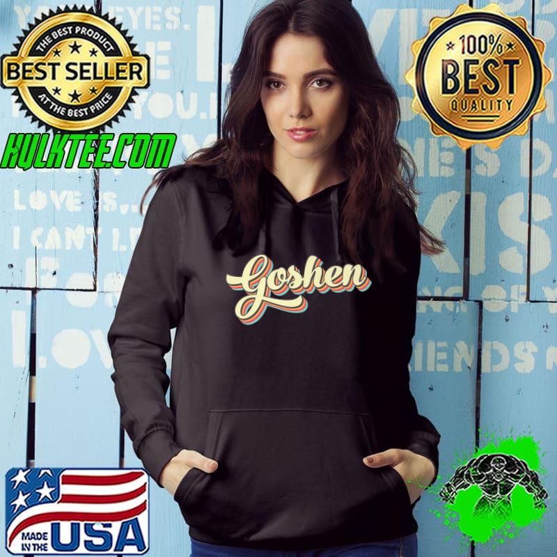 Goshen TShirt Retro Art Baseball Font Vintage Premium T-Shirt