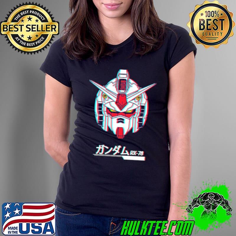 Gundam Glitch Shirt Ladies Tee Gundam Glitch Shirt Ladies Tee