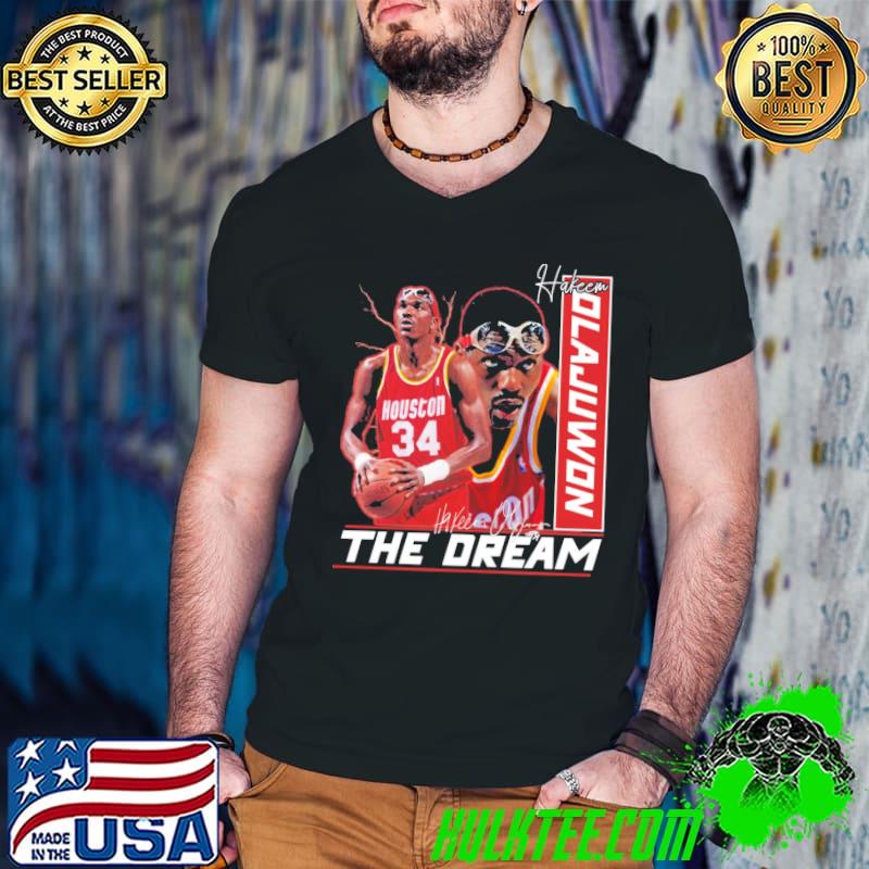 Hakeem olajuwon the dream signature retro 80s 90s bootleg shirt