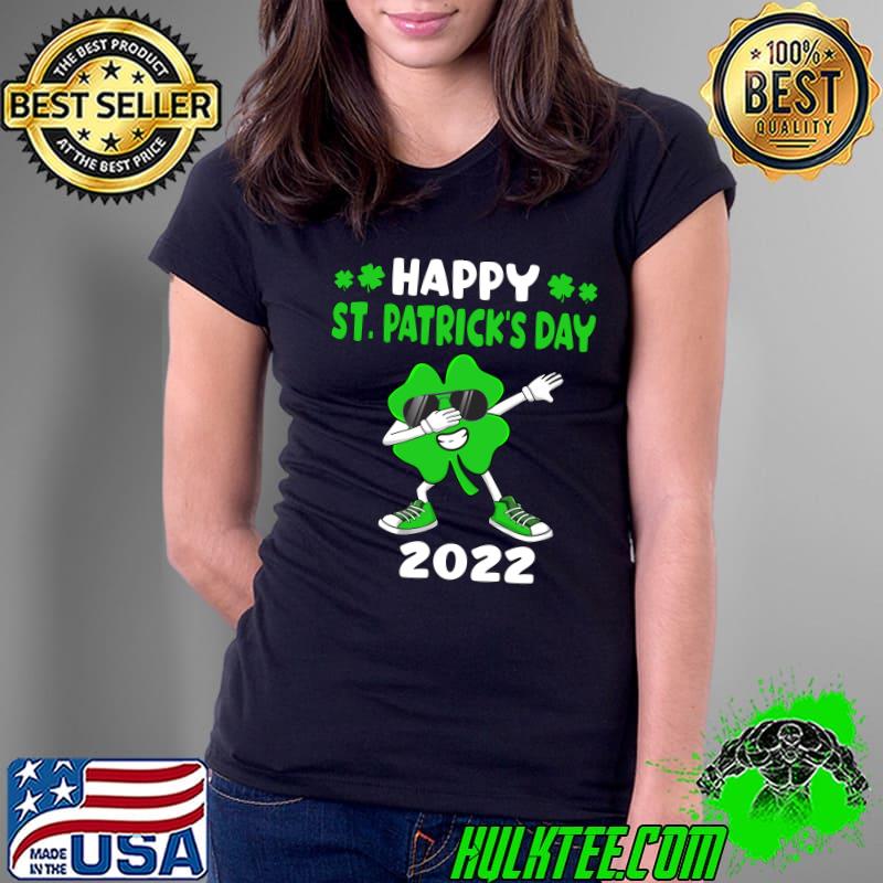 Happy St Patricks Day 2022 Shamrock In Mask Kids Toddler Boy T- Ladies Tee Happy St Patricks Day 2022 Shamrock In Mask Kids Toddler Boy T- Ladies Tee