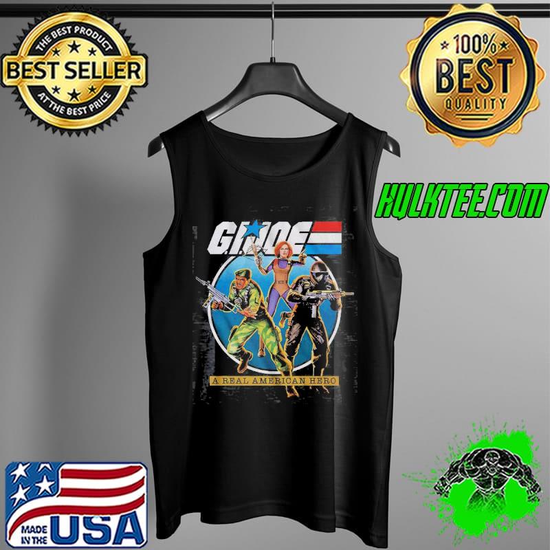 Heroic Trio GI Joe A Real American Hero Shirt Tank Top Heroic Trio GI Joe A Real American Hero Shirt Tank Top