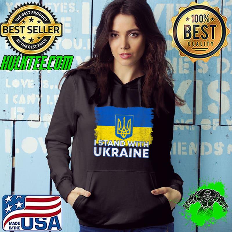 I Stand With Ukraine Flag - Ukrainian Flag - Ukraine T-Shirt