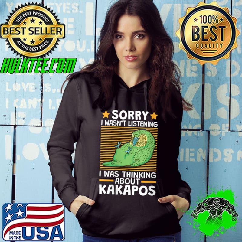 I was thinking about Kakapo New Zealand owl parrot T-shirt