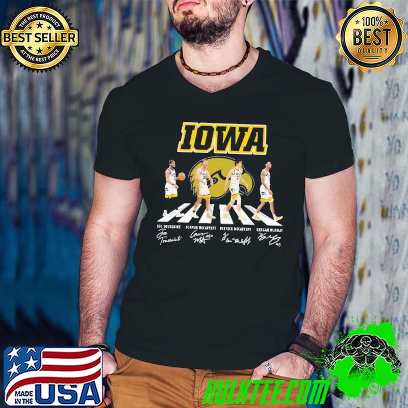 Iowa hawkeyes walking signatures shirt