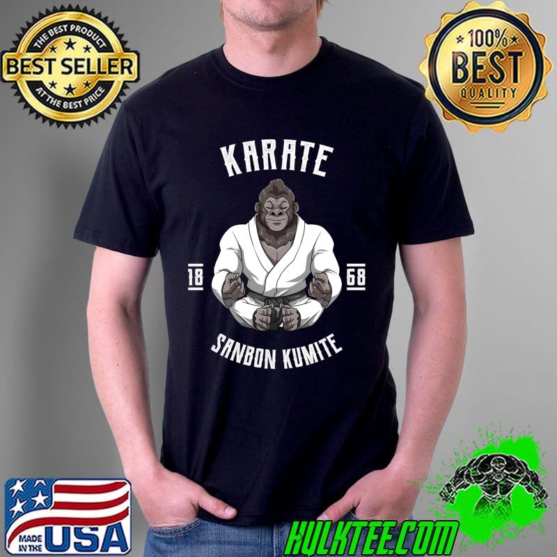Japanese Karate Gorilla - Karate Japanese Martial Arts T- Unisex Japanese Karate Gorilla - Karate Japanese Martial Arts T- Unisex