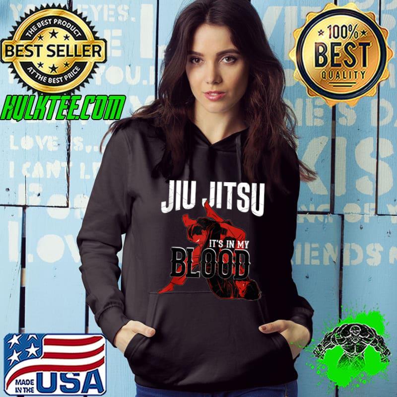 Jiu Jitsu Retro Vintage Jiu Jitsu It'S In My Blood T-Shirt