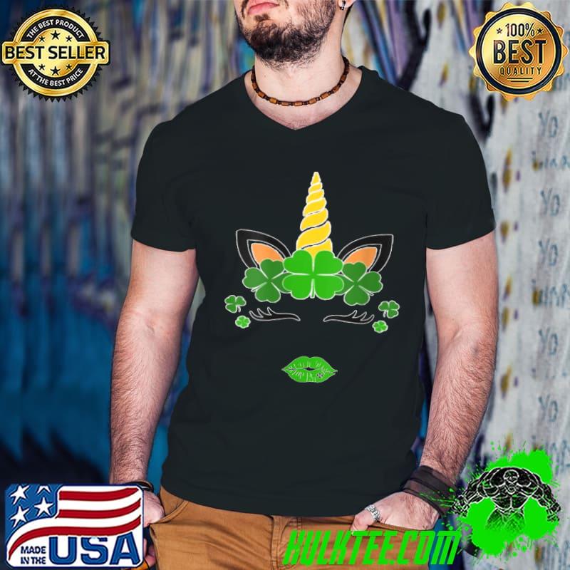 Just A Cute St Paddy's Day Girl Women's St Patty's Day Lips T-shirt Just A Cute St Paddy's Day Girl Women's St Patty's Day Lips T-shirt