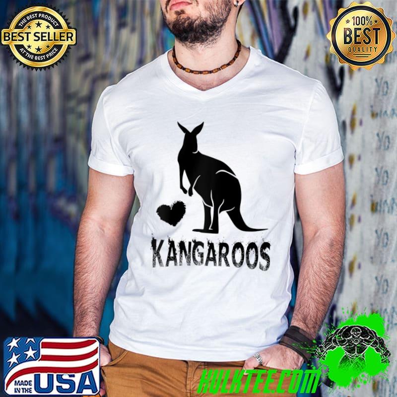 Kangaroo I Love Kangaroos Gifts for Kangaroo Lover T-shirt