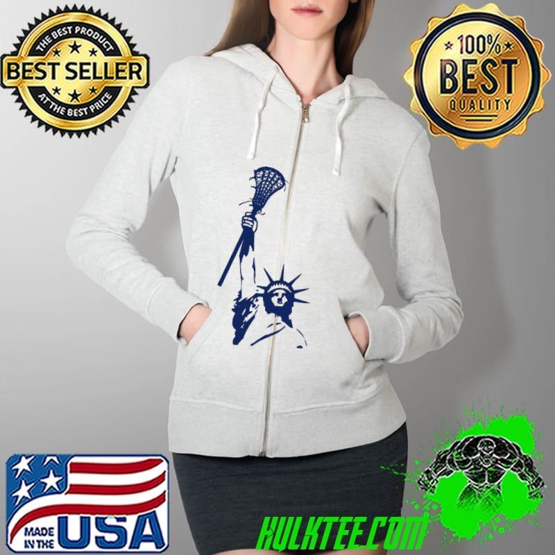 Lacrosse Lady Lax Shirt Full Zip Hooded Lacrosse Lady Lax Shirt Full Zip Hooded