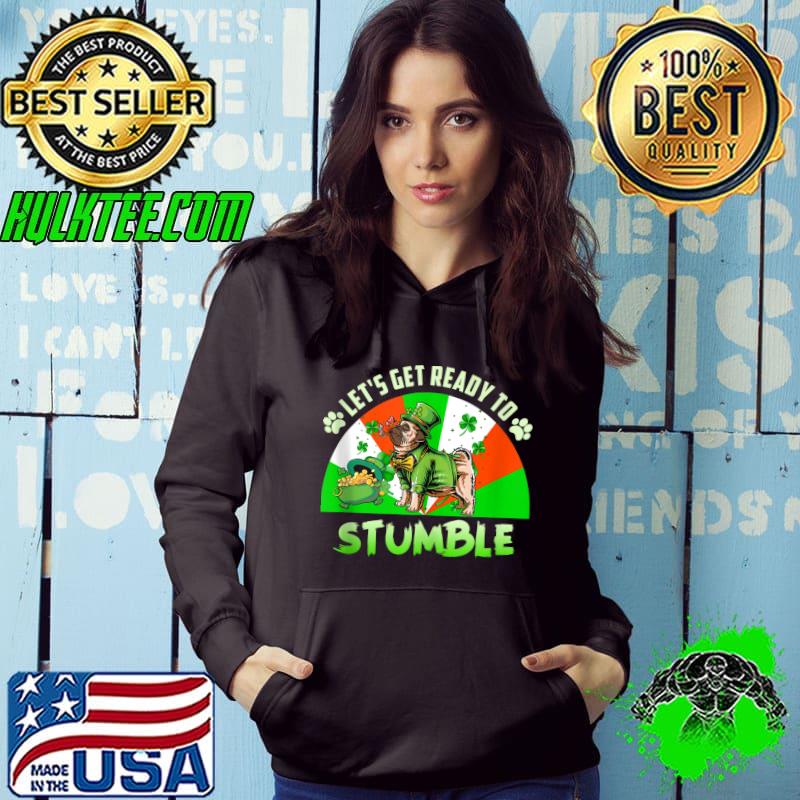 Let's Get Ready To Stumble English Bulldog St Patrick's Day T-shirt