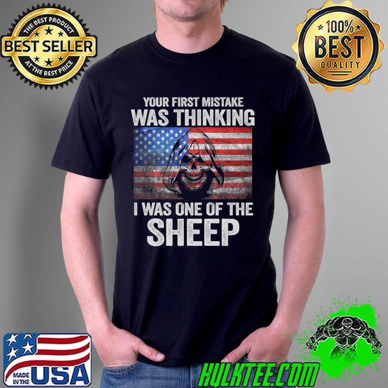 Lion Your first Mistake was thinking I was one of the Sheep Premium T-Shirt Unisex Lion Your first Mistake was thinking I was one of the Sheep Premium T-Shirt Unisex