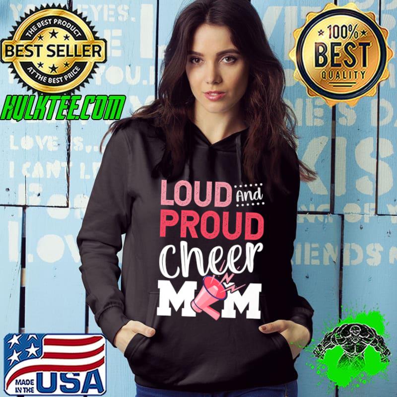 Loud Proud Cheer Mom Cheerleader Cheerleading Premium T-Shirt