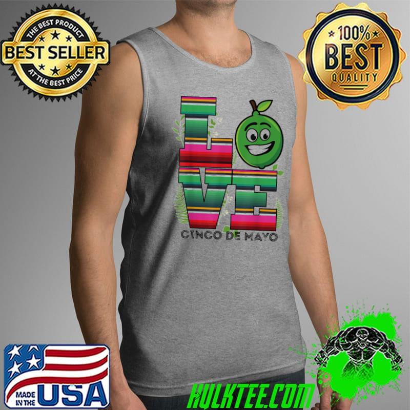 Love Cinco de Mayo Mexican Poncho Blanket Premium T-Shirt Tank Top Love Cinco de Mayo Mexican Poncho Blanket Premium T-Shirt Tank Top