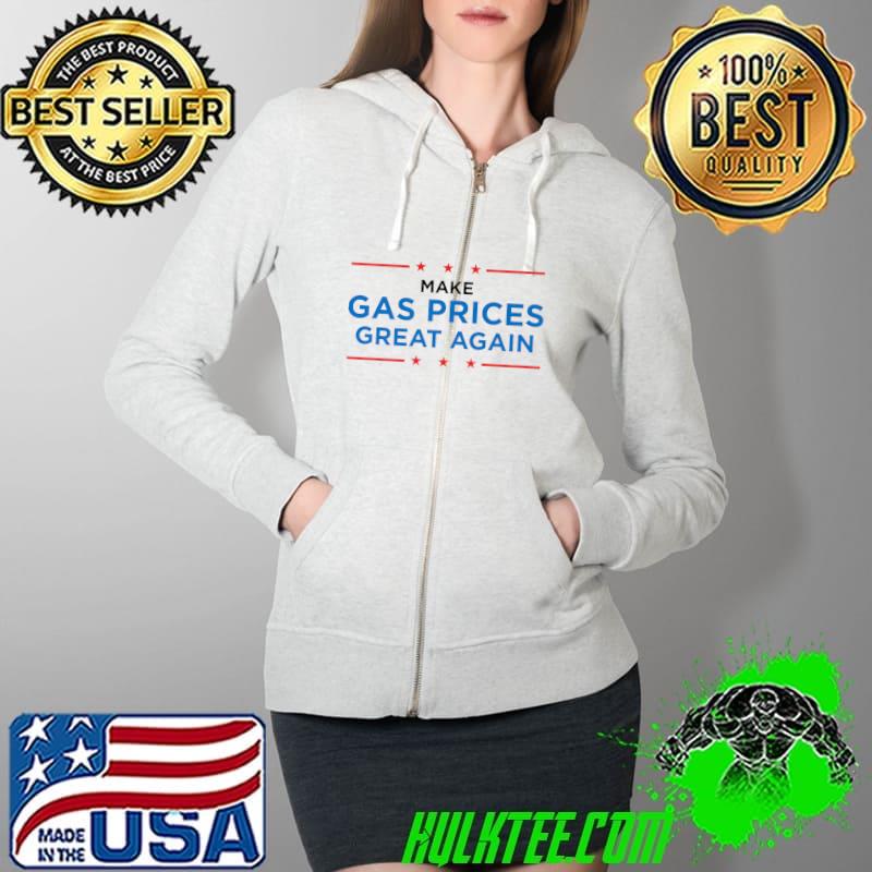 Make Gas Prices Great Again USA Flag Distressed Funny Premium T-Shirt