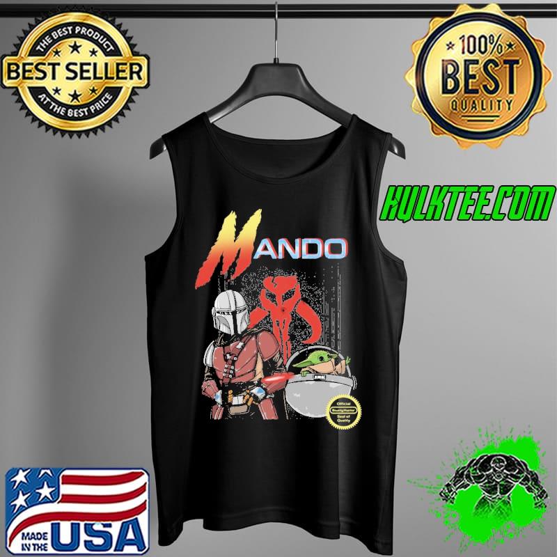 Mando And Baby Yoda Star War Shirt Tank Top Mando And Baby Yoda Star War Shirt Tank Top