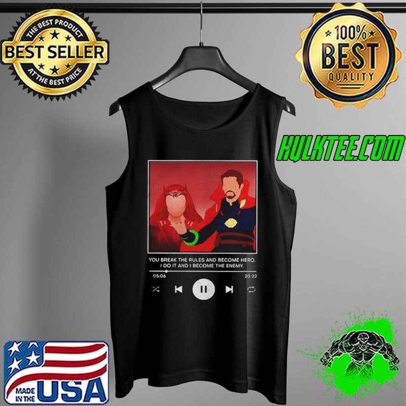 Marvel multiverse of madness scarlet witch 2022 you break the rules and become hero wanda maximoff Tank Top Marvel multiverse of madness scarlet witch 2022 you break the rules and become hero wanda maximoff Tank Top