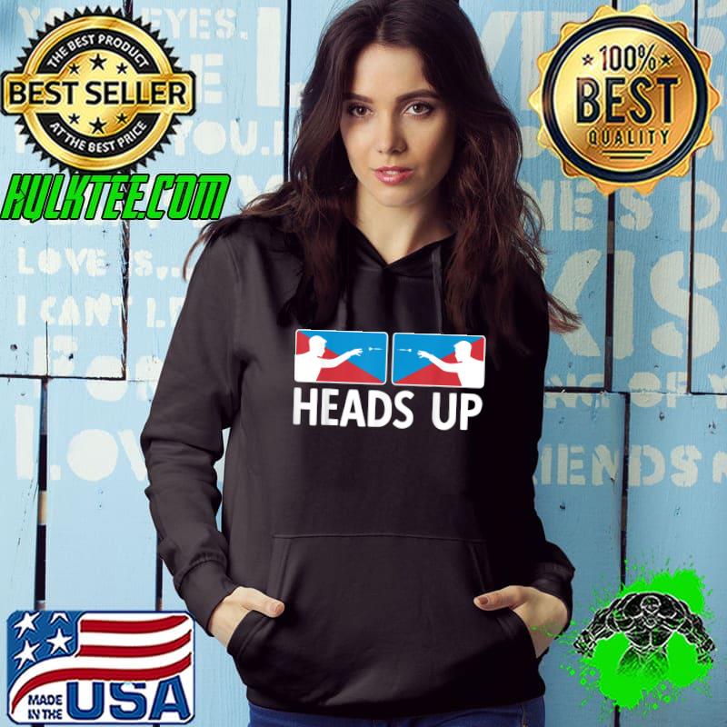Mens Heads Up Dartspieler Darts Men Dart T-Shirt