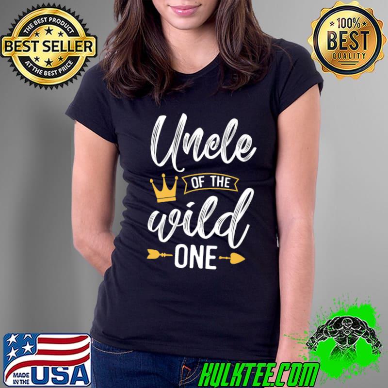 Mens Uncle of the Wild One Toddler 1st Birthday Family Matching Premium T-Shirt Ladies Tee Mens Uncle of the Wild One Toddler 1st Birthday Family Matching Premium T-Shirt Ladies Tee