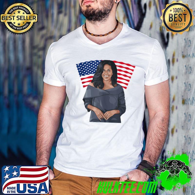 Michelle Obama American International Women History Month T-shirt