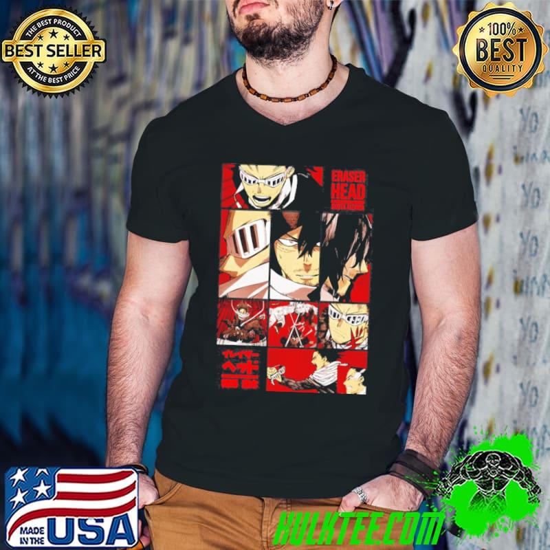 My hero academia manga panel aizawa eraser head shirt