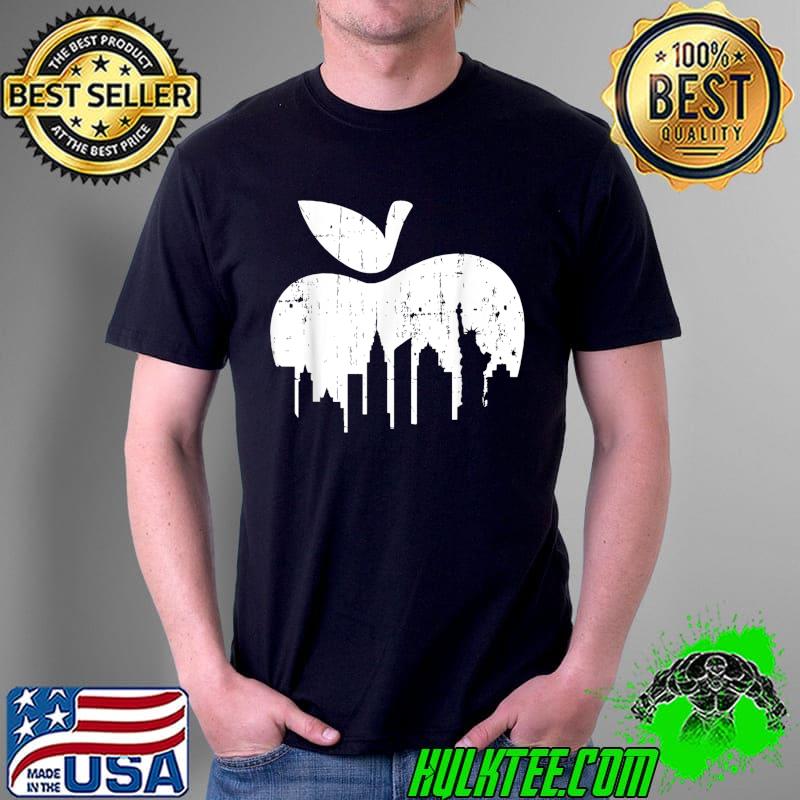 New York Big Apple NYC Vintage Skyline T-Shirt