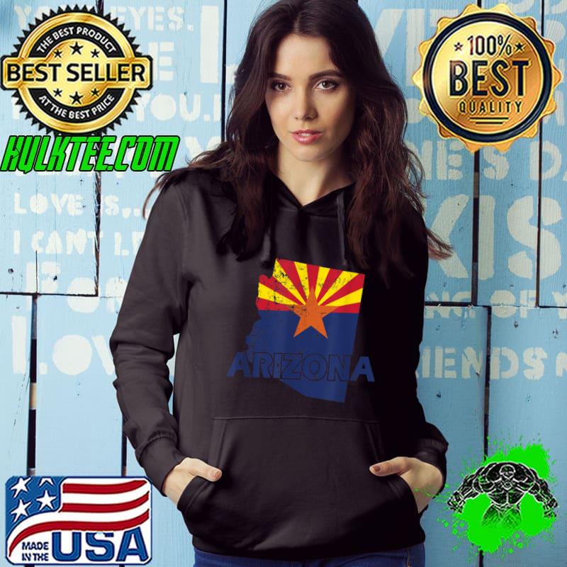 Nice Arizona American State Outline Map USA T-Shirt