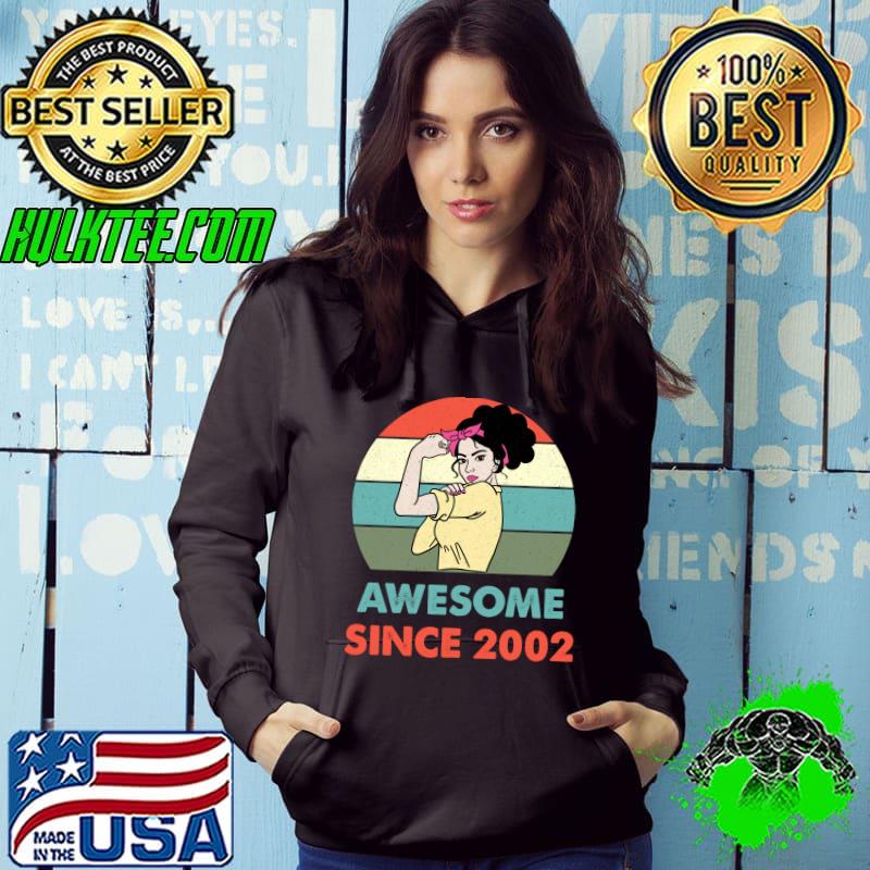 Nice Vintage 2002 Birthday Gift For Women 20th Birthday 20 Year T-shirt