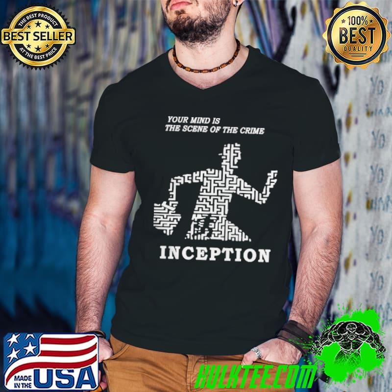 Nolan's catharsis your mind is the scene of the crime inception shirt