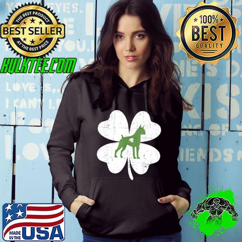 Official Boxer St Patricks Day Lover Irish Shamrock Dog Loves T-shirt