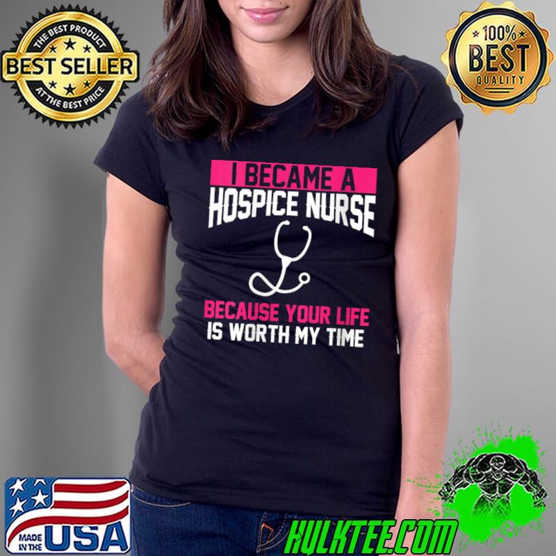 Official Hospice Nurse Apparel - Amazing Cute Nurses T- Ladies Tee Official Hospice Nurse Apparel - Amazing Cute Nurses T- Ladies Tee