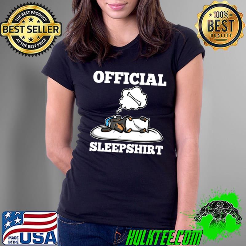Official sleepingshirt Dachshund Premium T- Ladies Tee Official sleepingshirt Dachshund Premium T- Ladies Tee