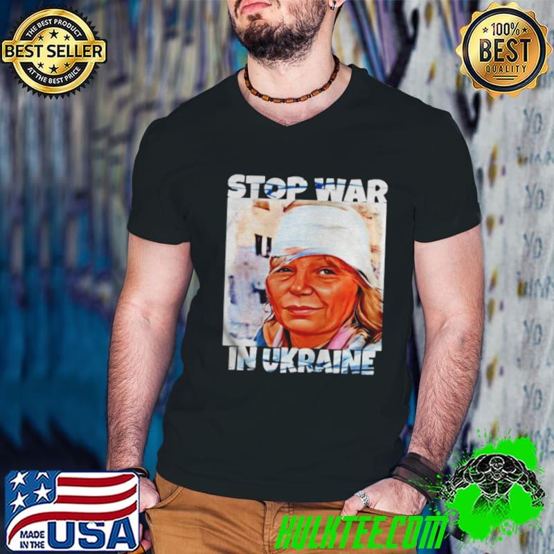 Olena kurilo stop war in Ukraine graphic shirt