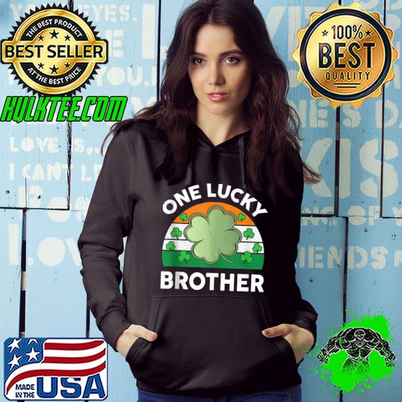 One Lucky Brother St Patricks Day Shirt Toddler Boy Shamrock T-shirt
