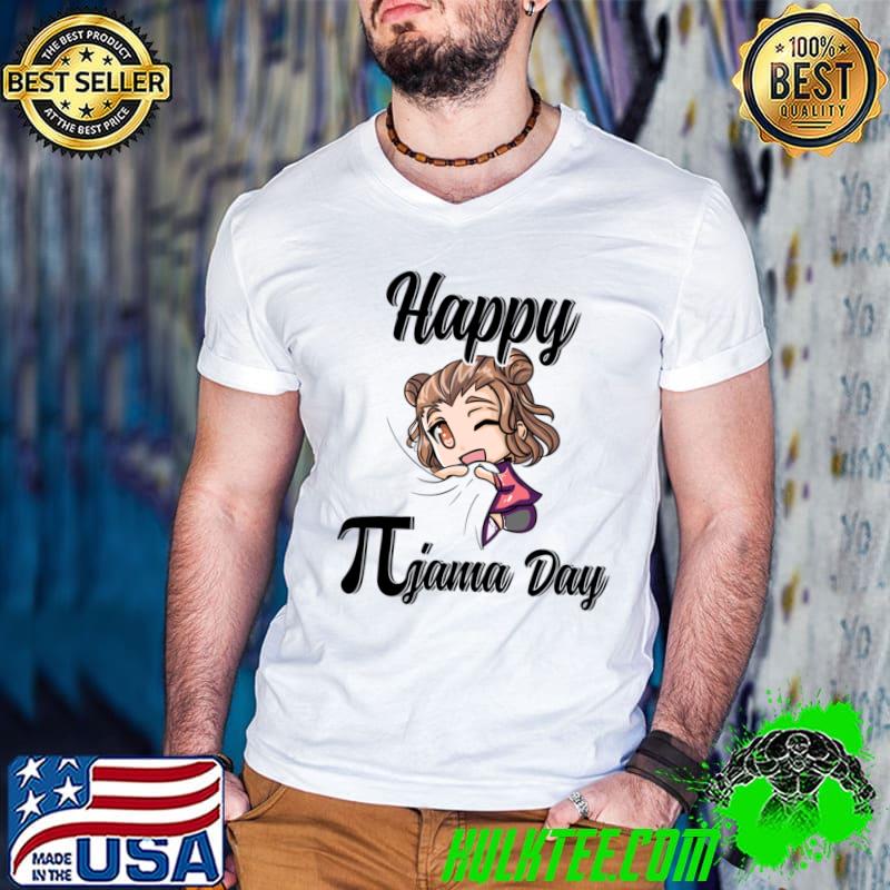 Original Happy Pi Day Pyjama Mathematic Math Teacher T-shirt