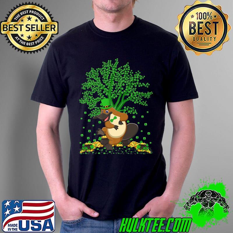 Original Platypus Lover Shamrock Tree Platypus St. Patrick's Day Premium T-Shirt Unisex Original Platypus Lover Shamrock Tree Platypus St. Patrick's Day Premium T-Shirt Unisex