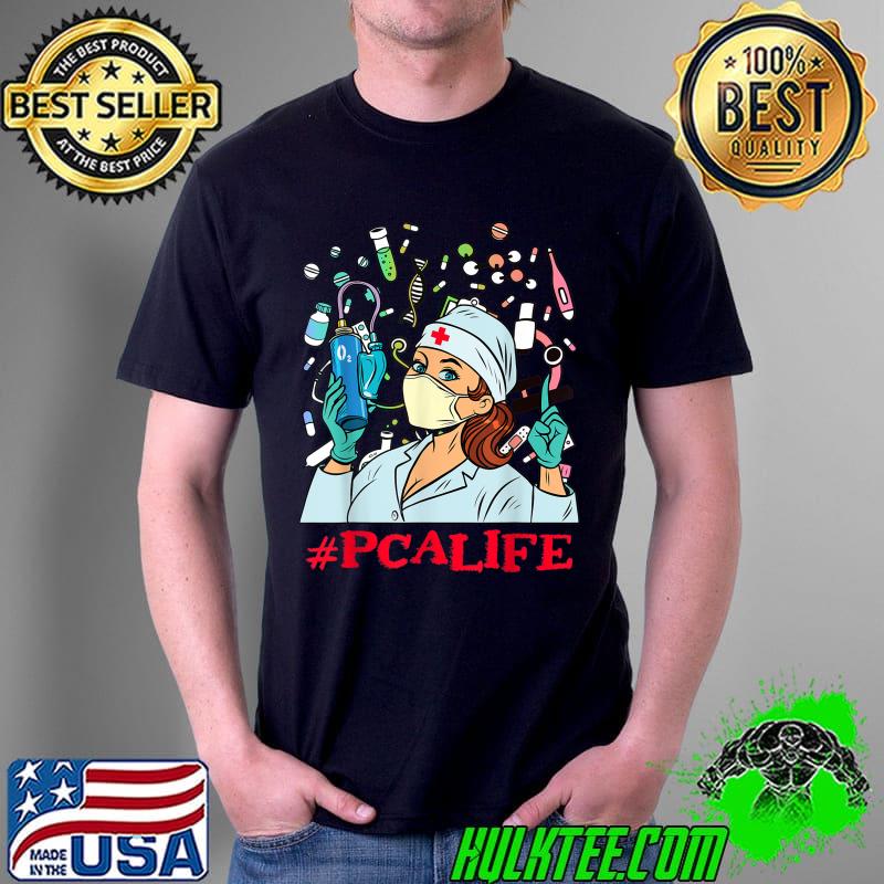 Pca Black Nurse Black History Month Juneteenth T-Shirt
