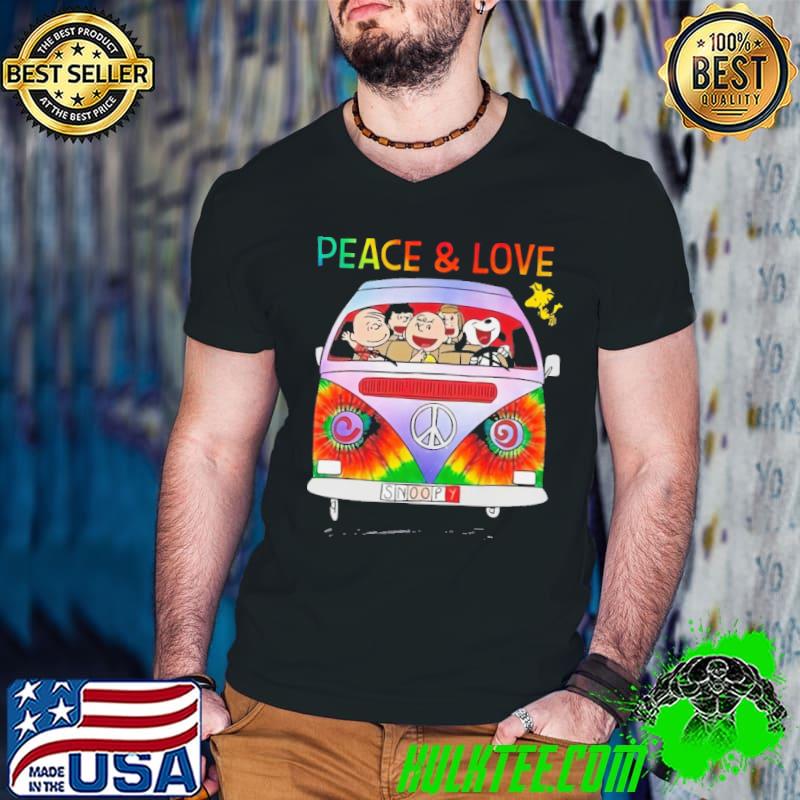 peace Love Snoopy Shirt